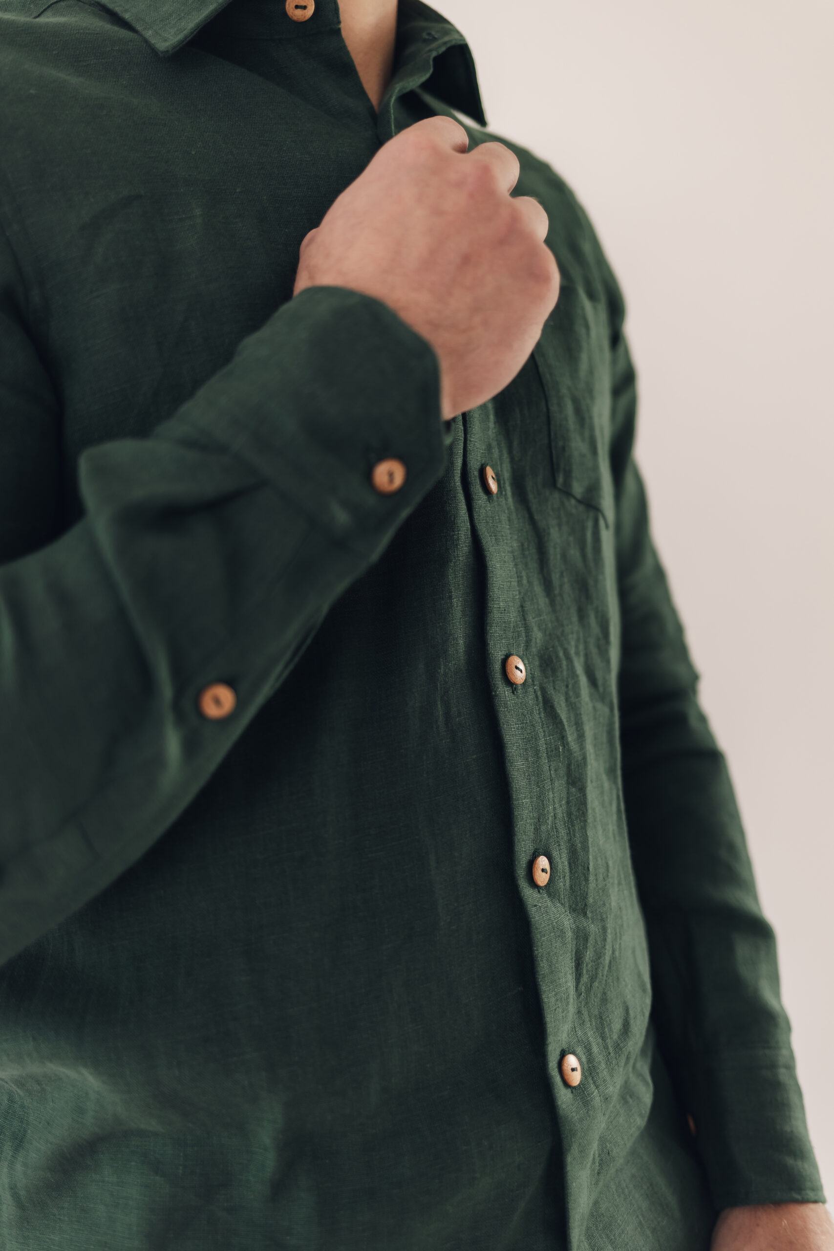 Metsaroheline meeste linane triiksärk