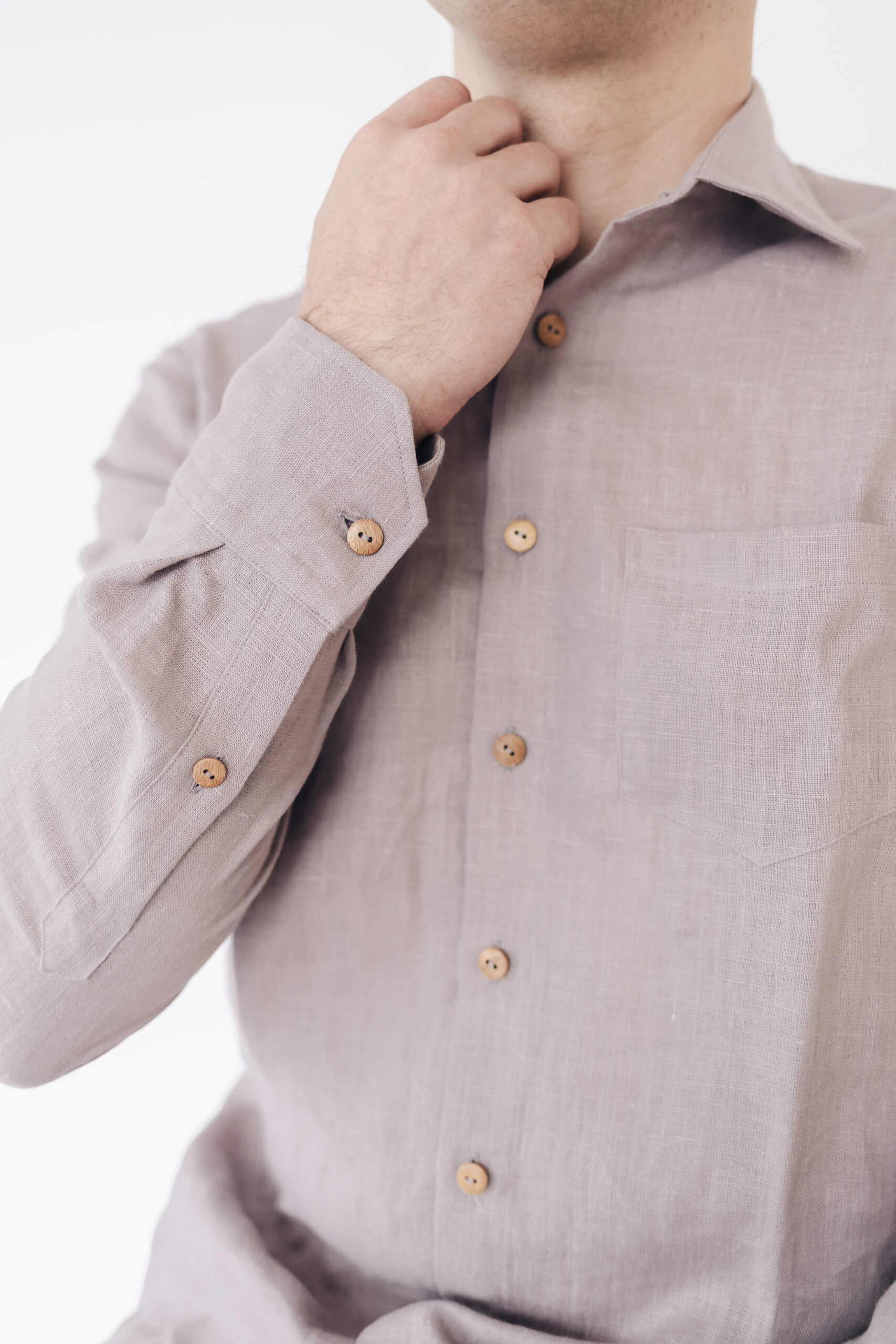 Lavendel meeste linane triiksärk